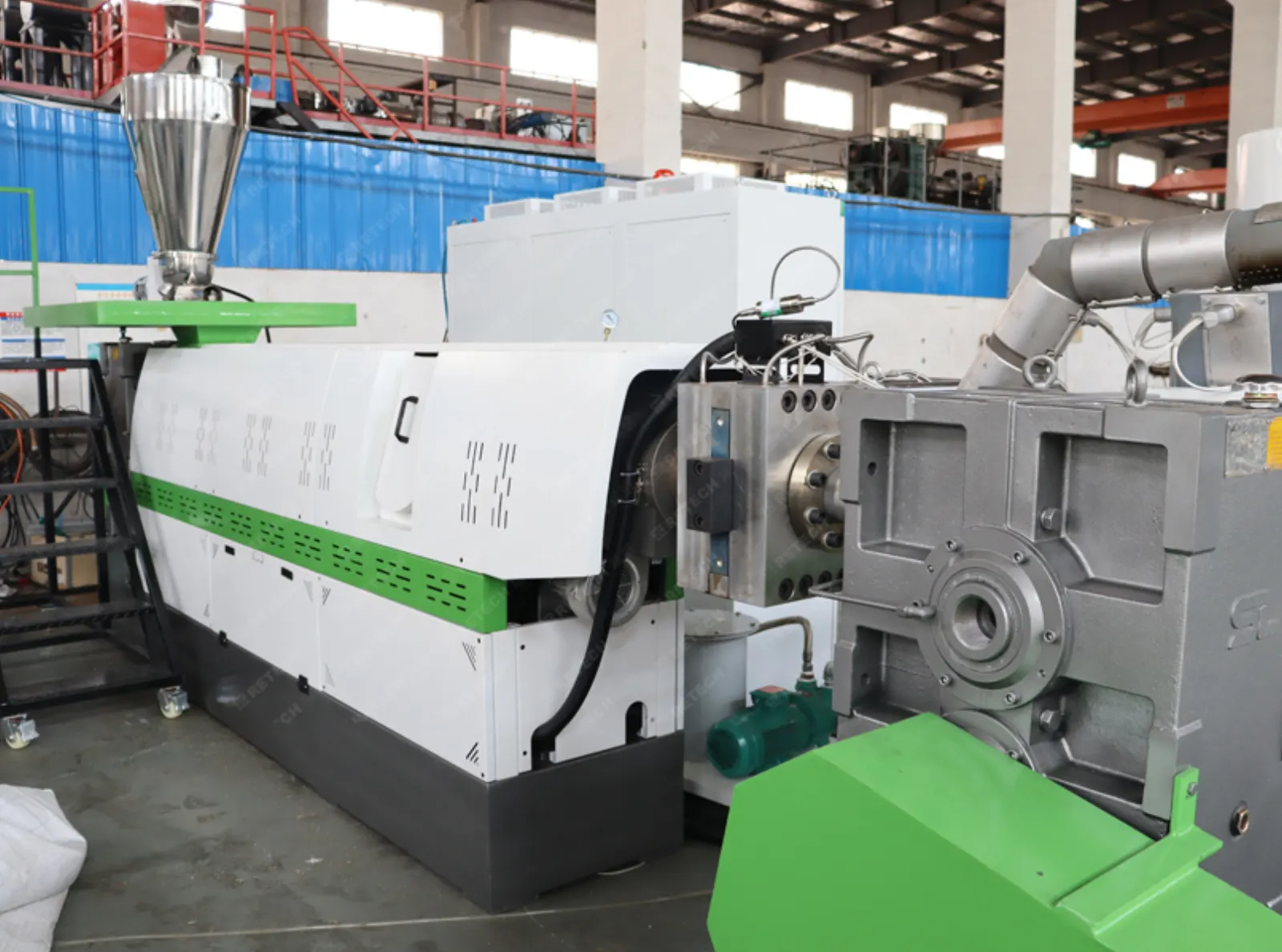 Plastic HDPE PP Rigid Flakes Pelletizing Line