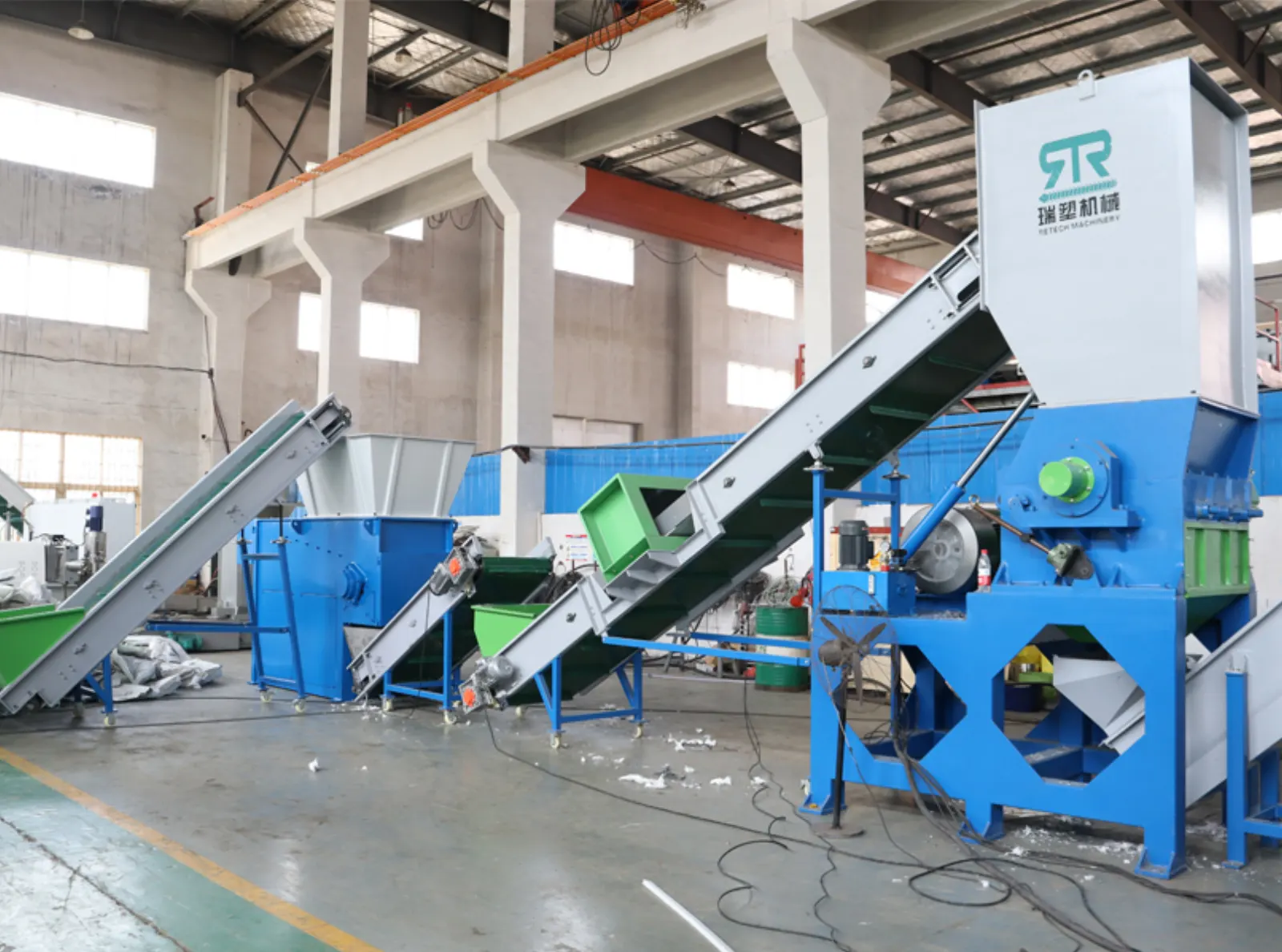 HDPE PP Bottle Washing Recycling Line