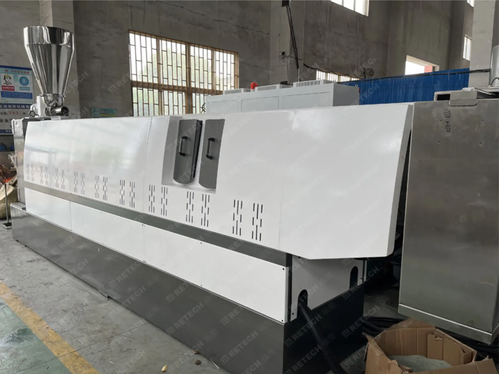 Plast Hdpe Pp Regrind Flakes Pelletizing Machine Tested Successfully Article 4