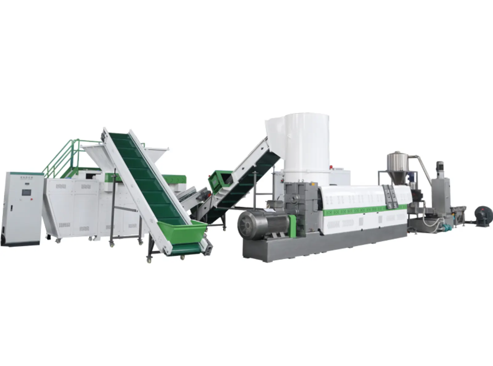 Woven Bag Fabrics Compactor & Granulating Line