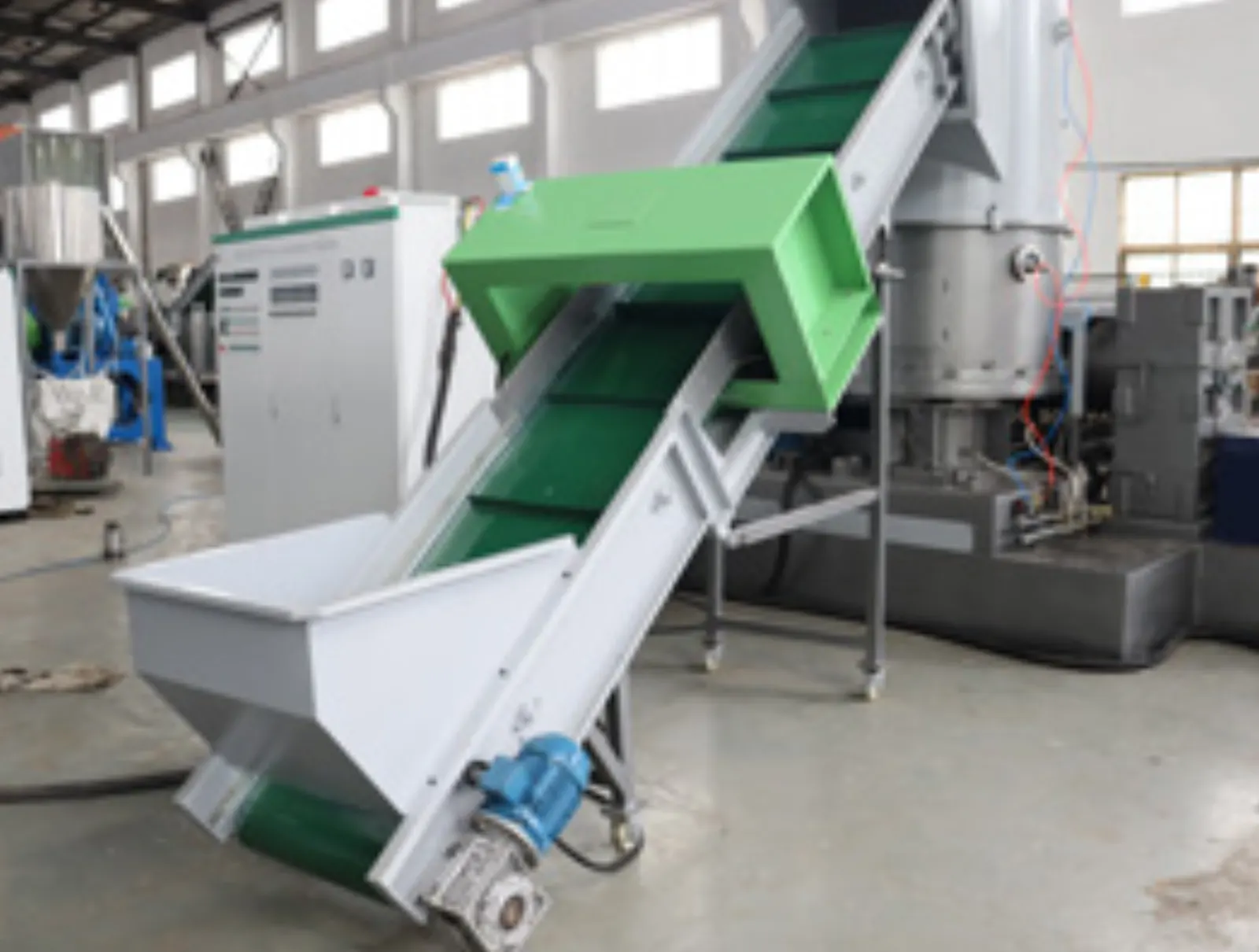 Processus de recyclage 1 de la ligne de granulation et de pelletisation de films LDPE/HDPE 1000 kg/h