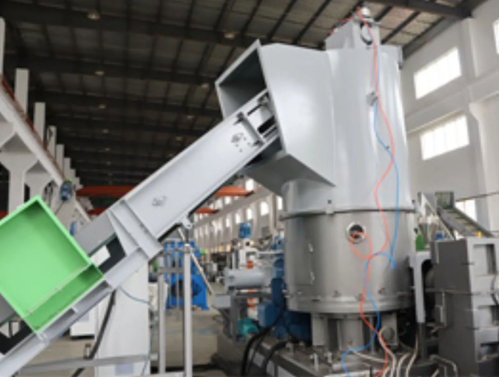 Processus de recyclage 2 de la ligne de granulation et de pelletisation de films LDPE/HDPE 1000 kg/h