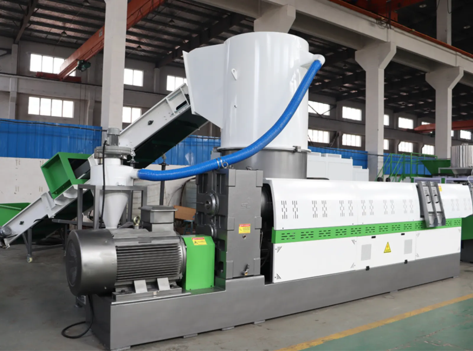 PE LDPE HDPE PP BOPP Film Recycling Pelletizing Line