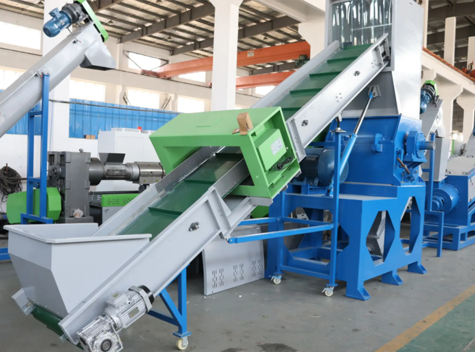 300kg/hr PE PP Film Washing Recycling Line