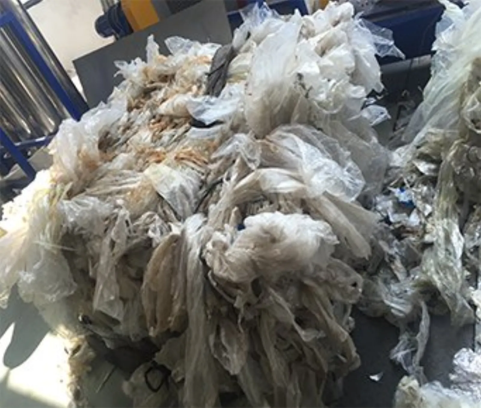 PE film bag recycling line