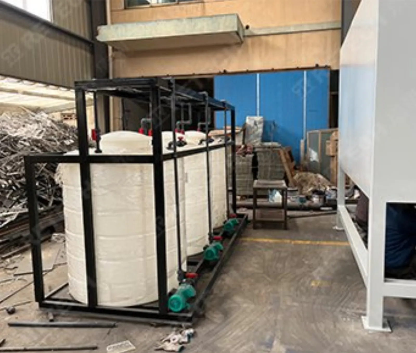 Machine de traitement des eaux sales pour ligne de recyclage de plastique