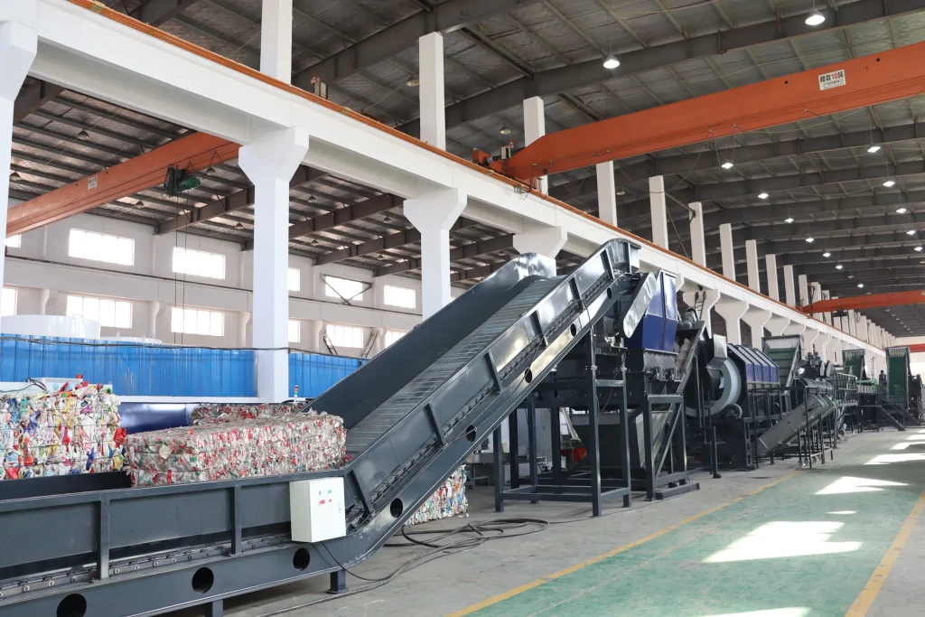 PET bottle washing line full line with access platforms