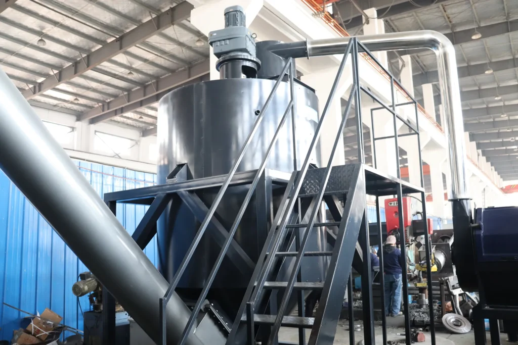 PET bottle washing line hot washer drum